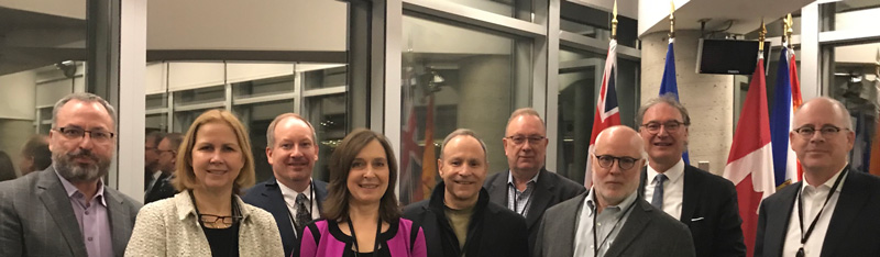 Carolyn Cross In Ottawa With Fellow Members Of National Research Council Of Canada