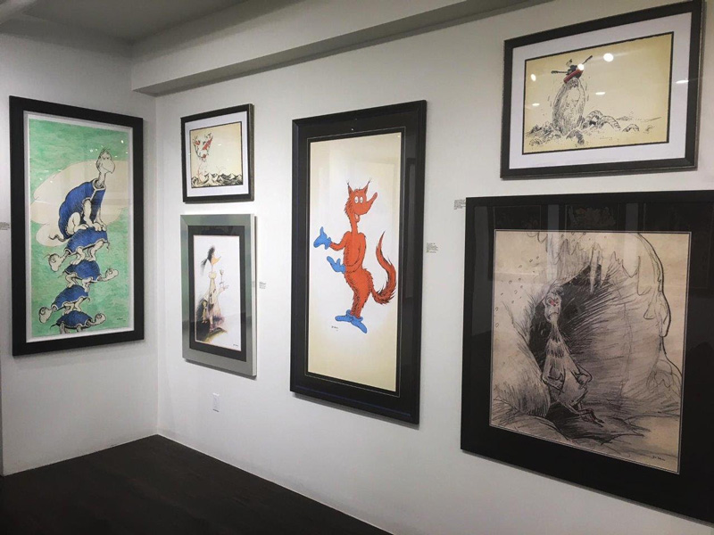 The Art Of Dr. Seuss Exhibition At The Liss Gallery In Toronto Canada