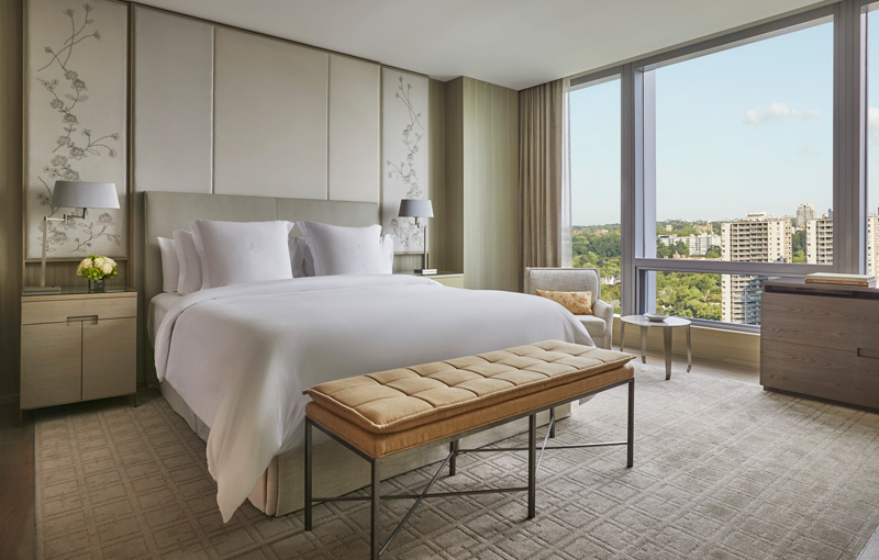 Room With White Bed At The Four Seasons Hotel 