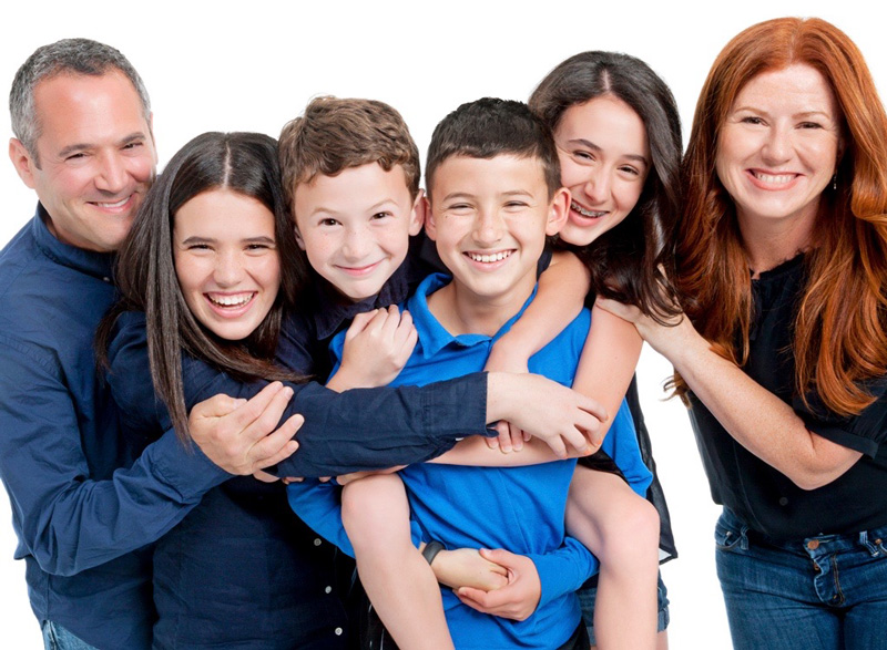 Kara Goldin And Her Family Smiling And Holding Eachother