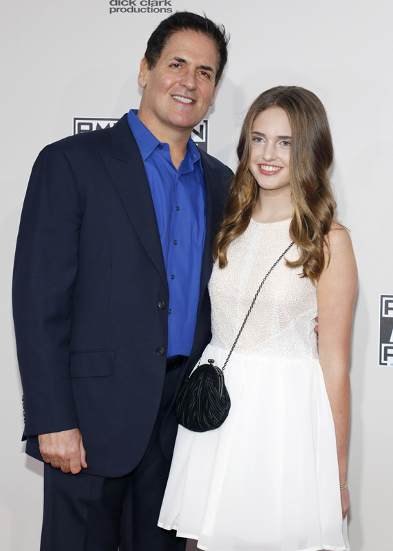 Mark Cuban With Daughter Alexis Sofia Cuban