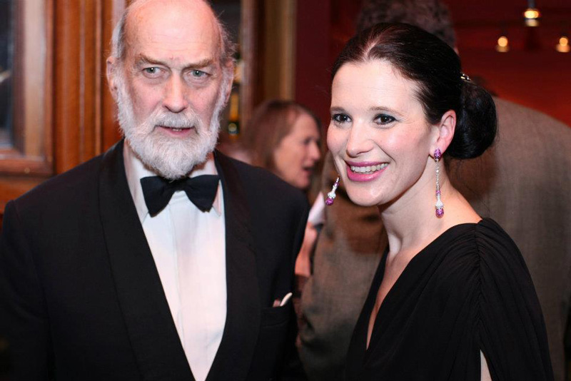 Olga Balakleets With Prince Michael of Kent At The Russian Ballet Gala Event In London, England