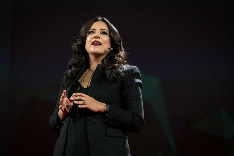 Reshma Saujani Speaking On Stage