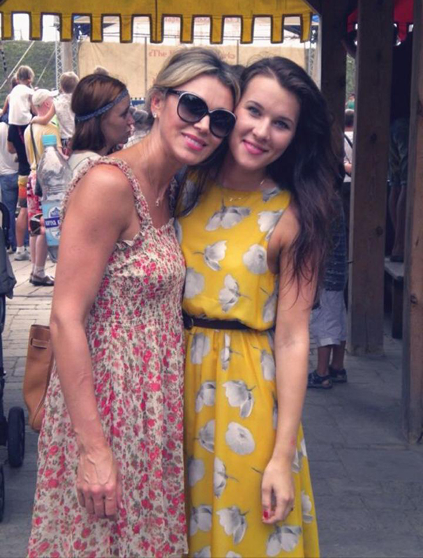 Valerie Levine Posing For Photo With Daughter Anna